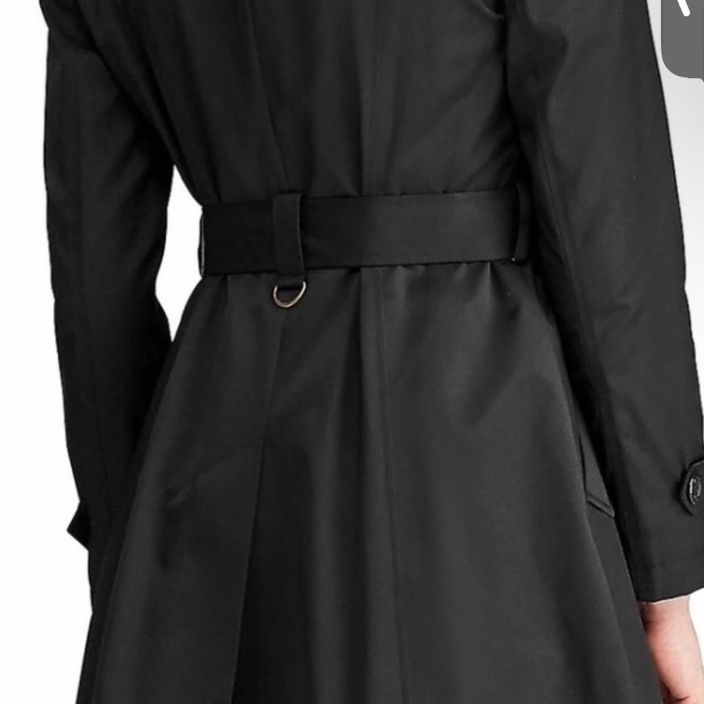 LAUREN Ralph Lauren Blue Women Trench Coat. Plus Size - Picture 4 of 9
